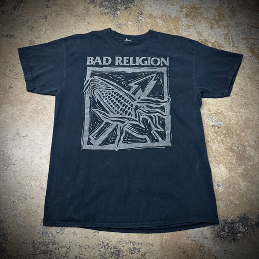 Vintage 00s Faded Black Bad Religion Band Tee
