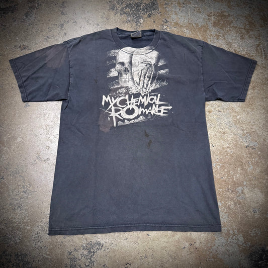 Vintage 00s My Chemical Romance Faded Black Band Tee