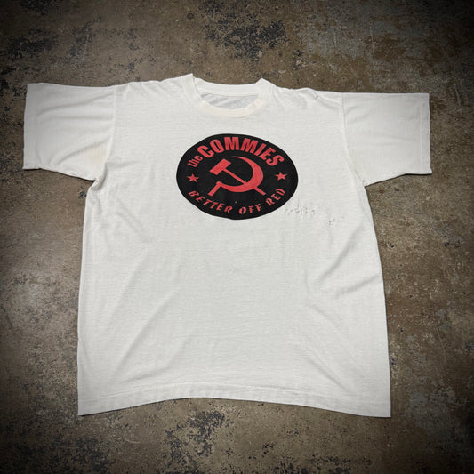 Vintage The Commies Better Off Red Punk Band Tee