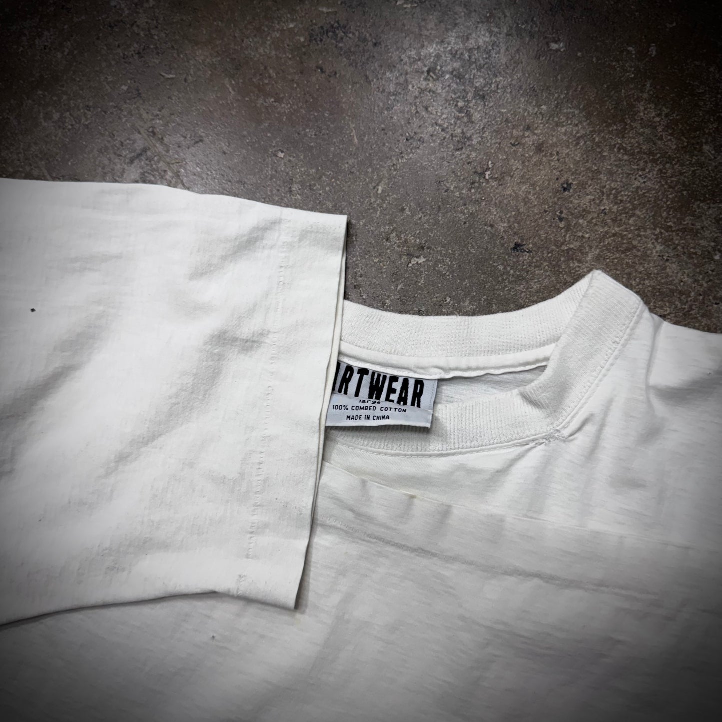 Vintage R.J Barber Cotton Candy Faded Distressed Art Tee