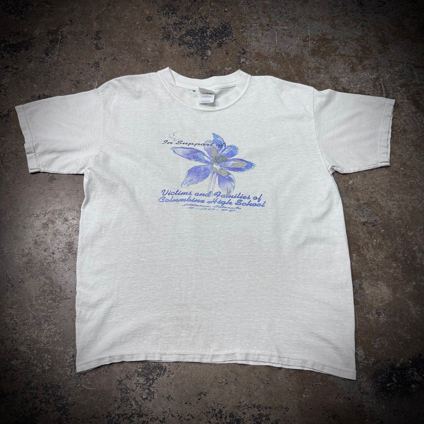 Vintage 1999 Columbine High School Memorial T Shirt