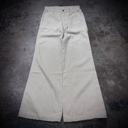 Vintage 70s/80s Brittania Wide Leg Baggy Bell Bottom Chino Pants