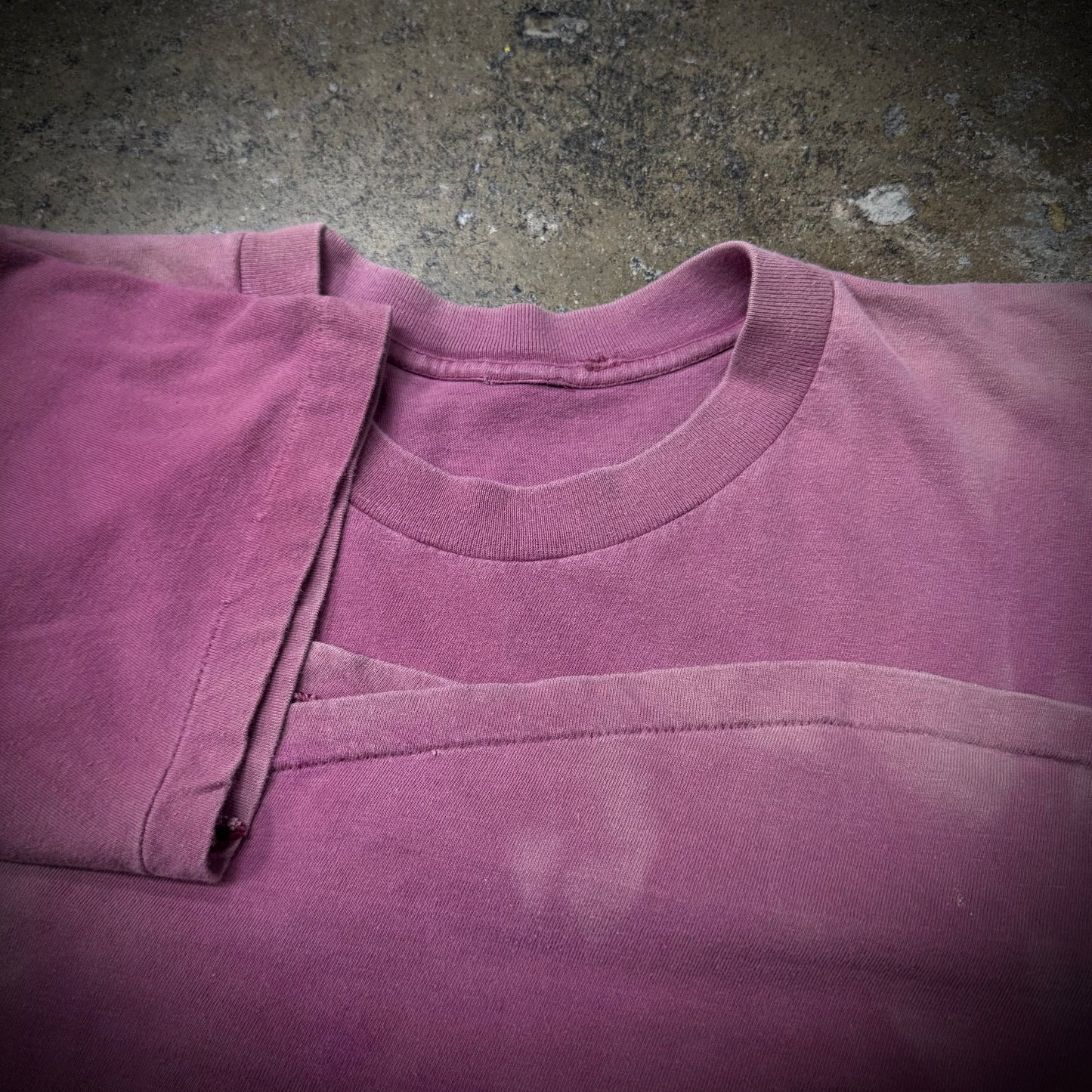 Vintage 90s Sonic Youth Faded Burgundy Distressed Band Tee