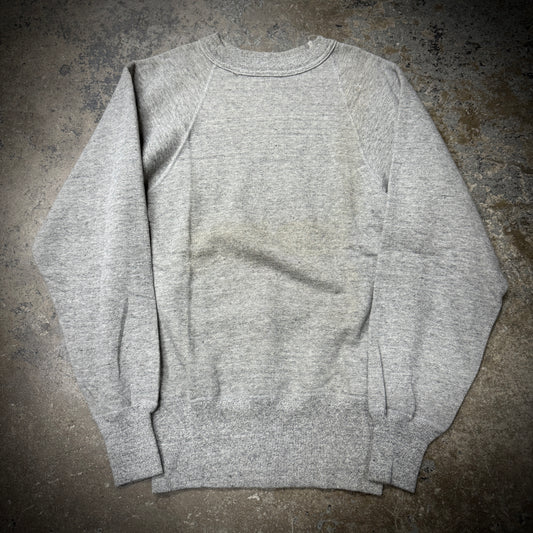 Vintage 60s Cotton Raglan Crewneck Sweatshirt