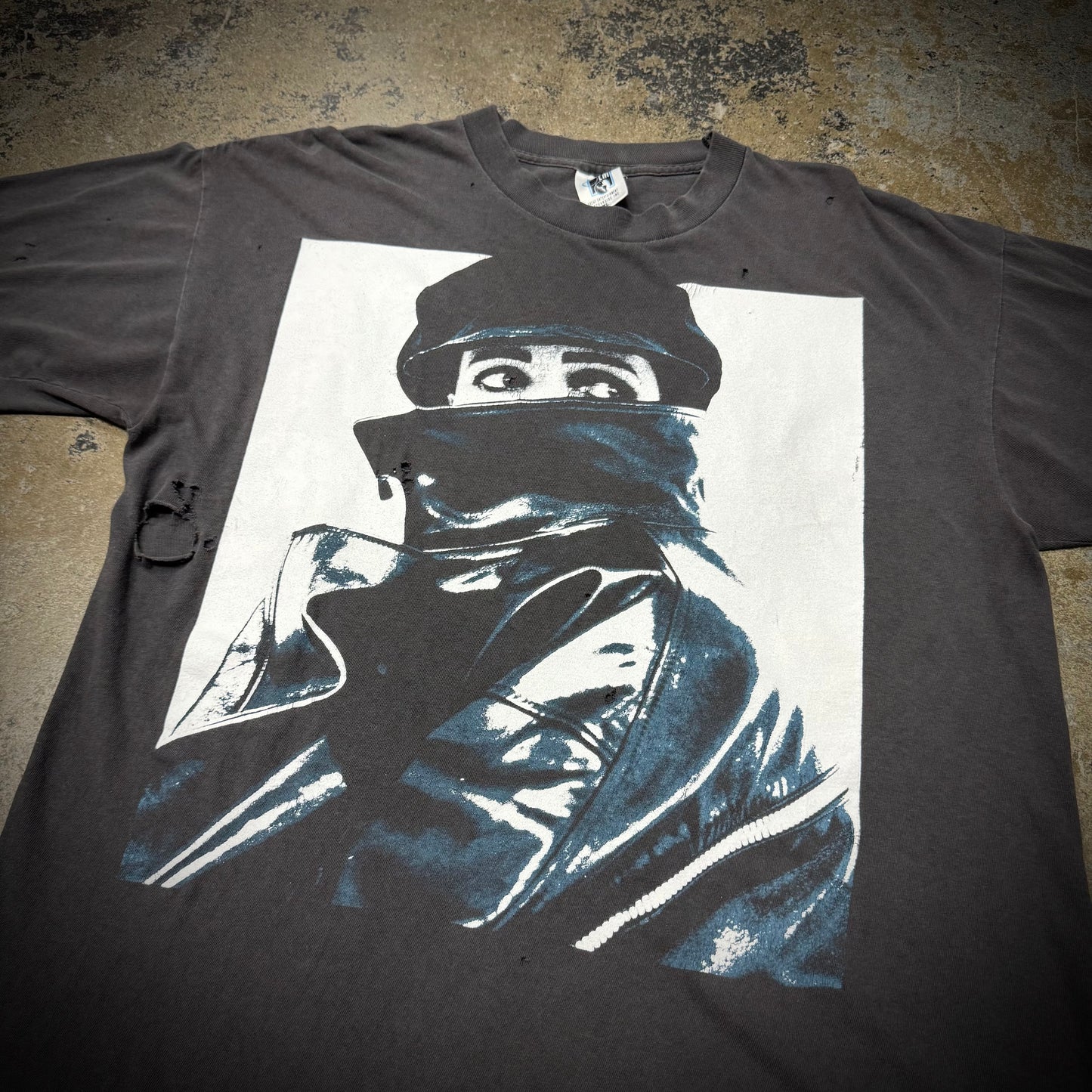 Vintage Siouxsie and the Banshees Faded Black Band Tee