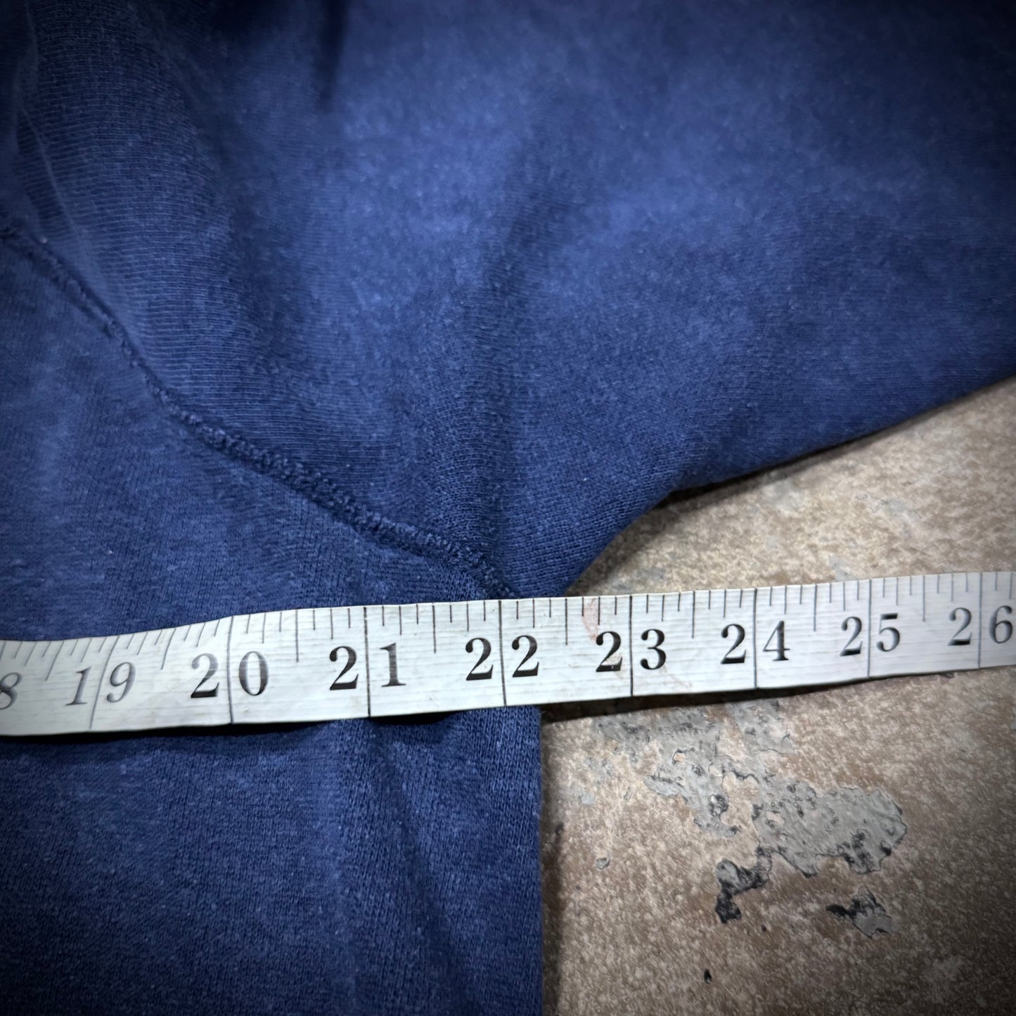 Vintage 70s/80s Faded Navy Blank Raglan Sweatshirt