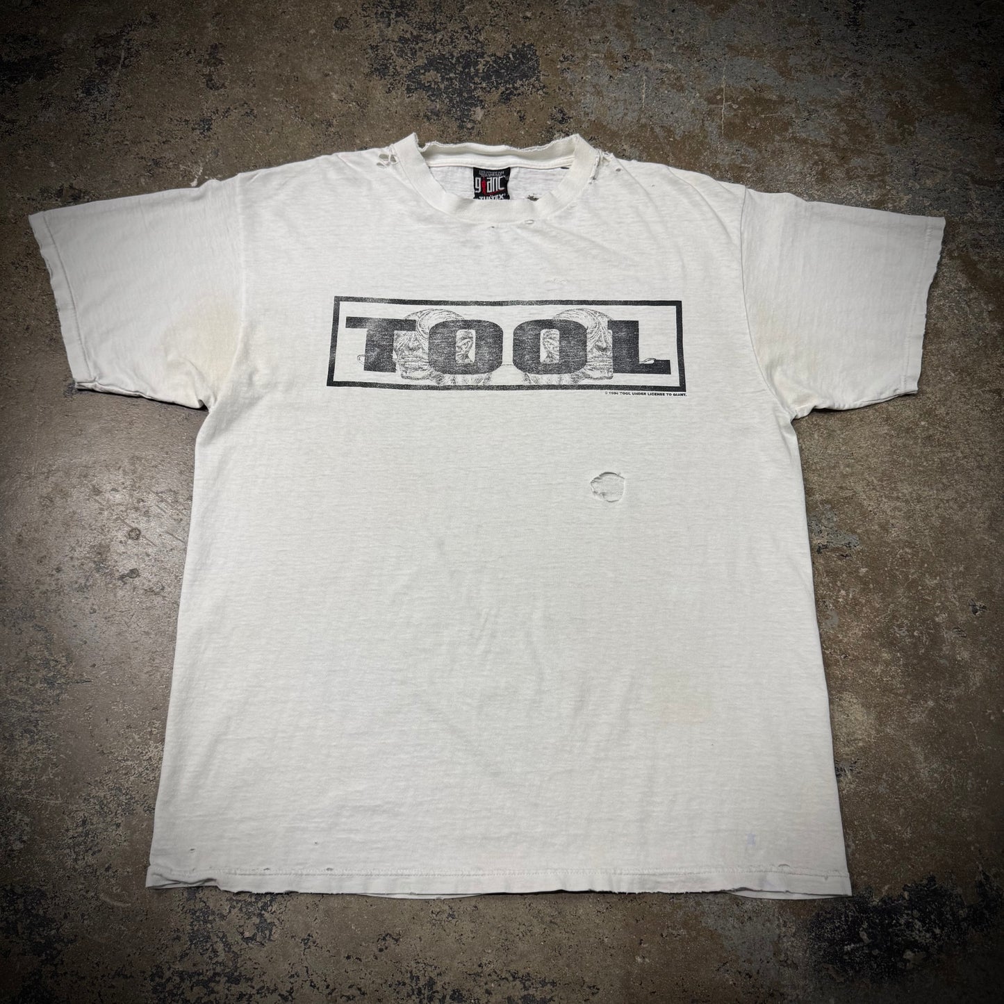 Vintage 90s TOOL Medicine Twins Thrashed and Faded Band Tee