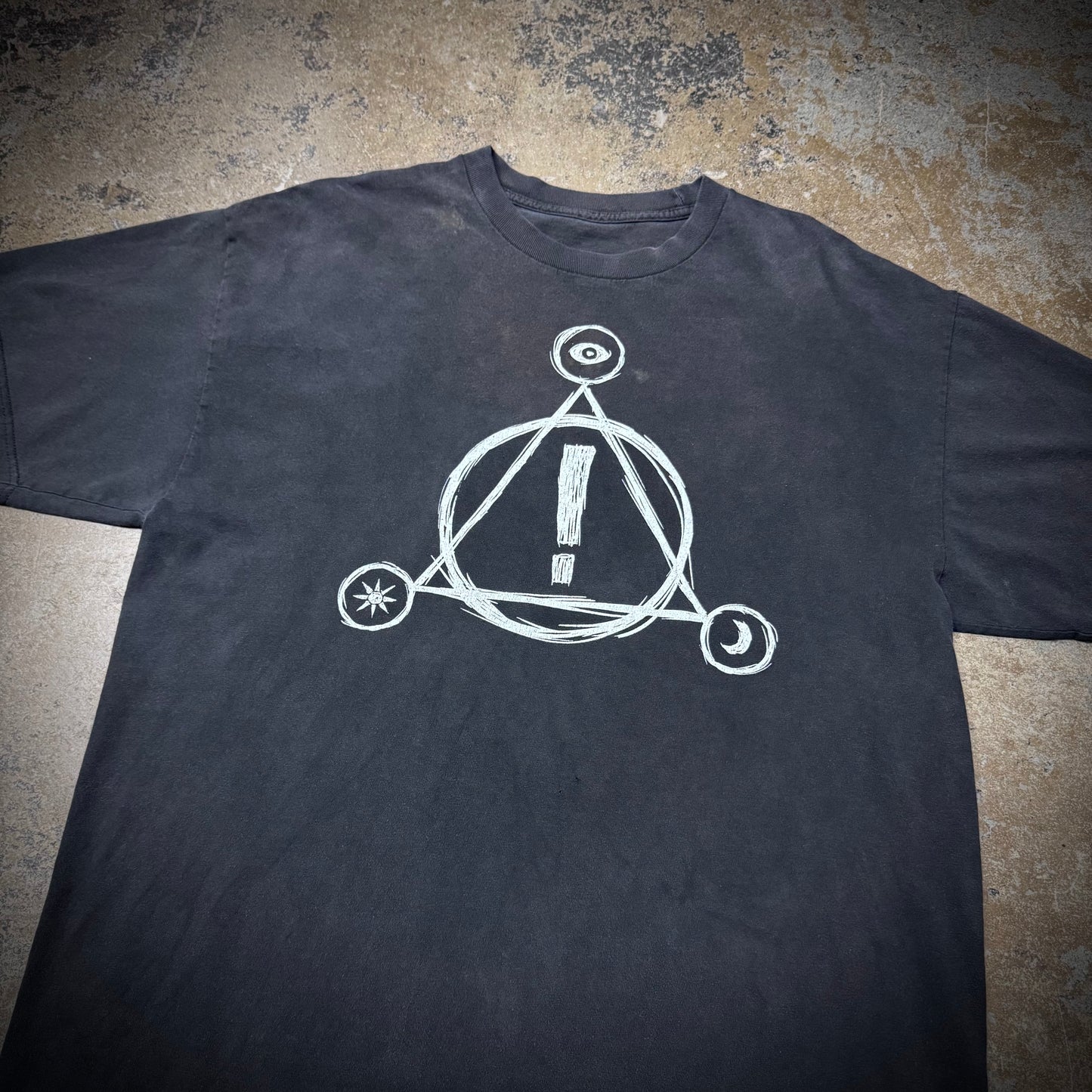 Vintage 00s Panic at the Disco Faded Black Band Tee