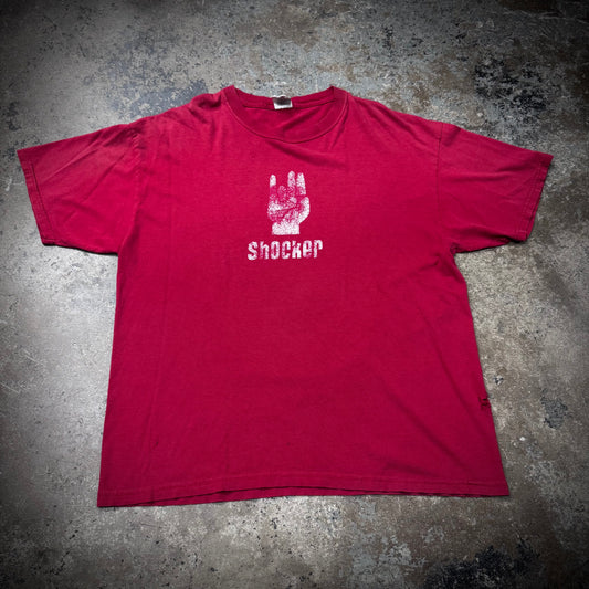 Vintage 90s Shocker Two in the Pink Distressed T-Shirt