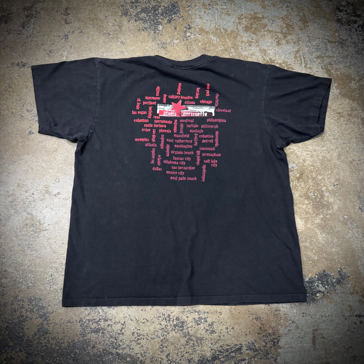 Vintage 90s Alanis Morrisette Tour Band T-Shirt