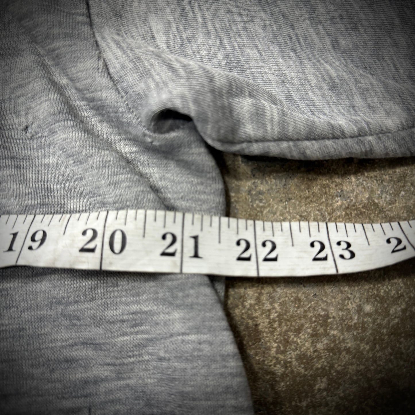 Vintage 70s Thermal Lined Blanket Grey Distressed Zip Up Hoodie