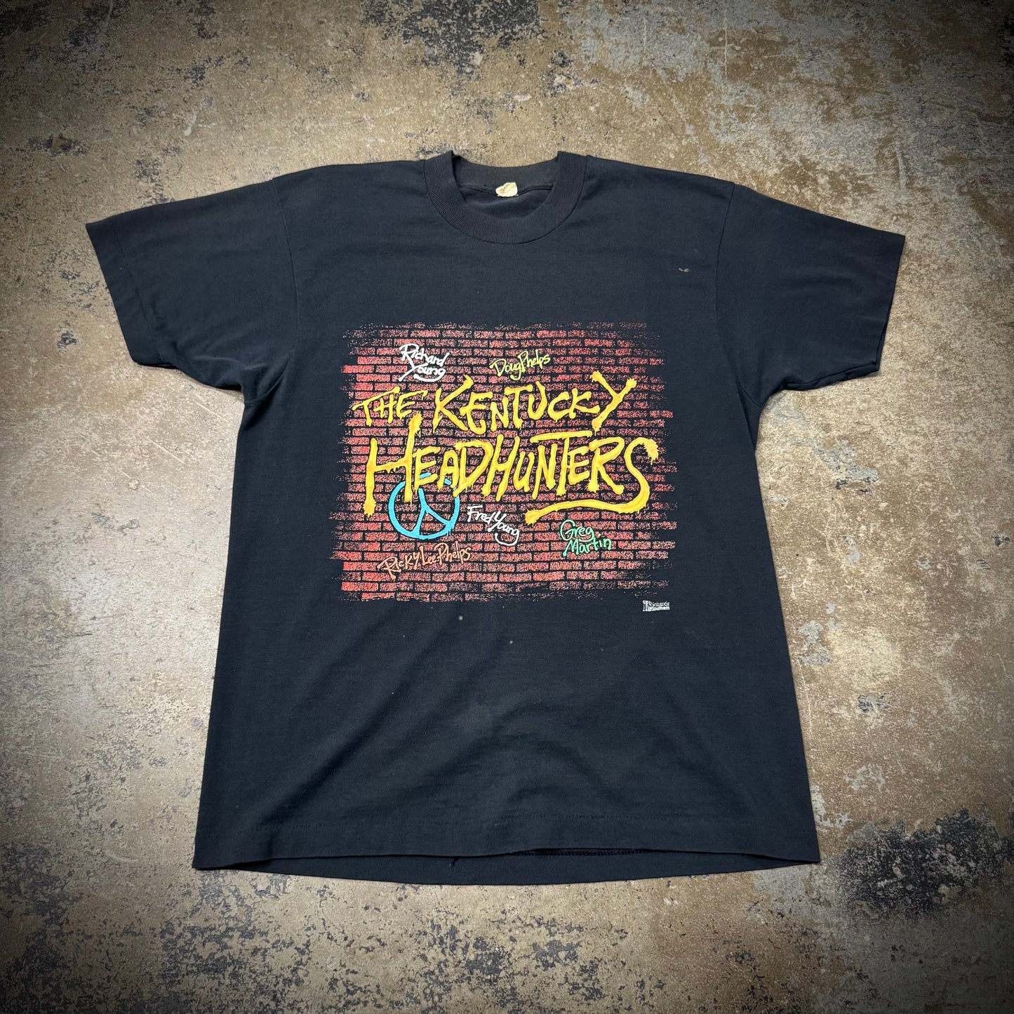 Vintage The Kentucky Headhunters Pickin’ on Nashville Band Tee