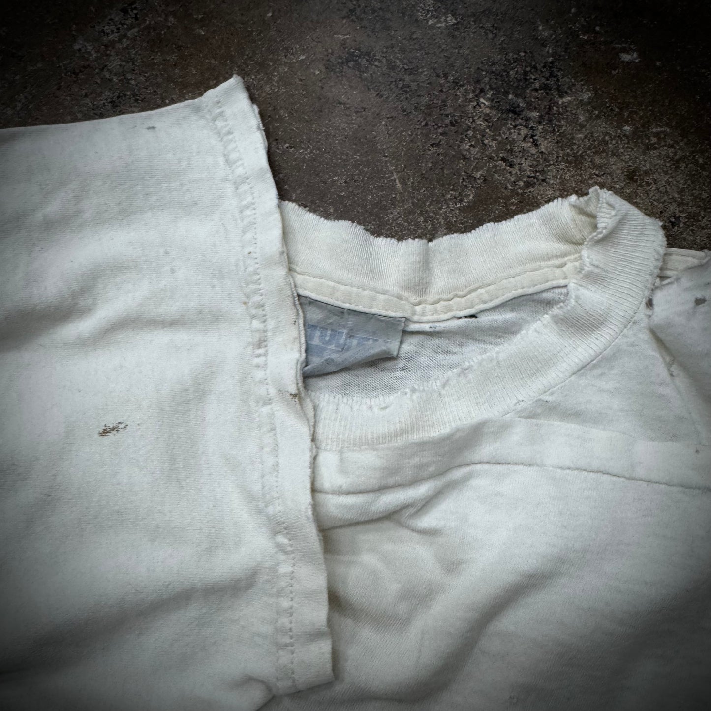 Vintage 90s Speed Race NASCAR Safety Pin Repaired T-Shirt