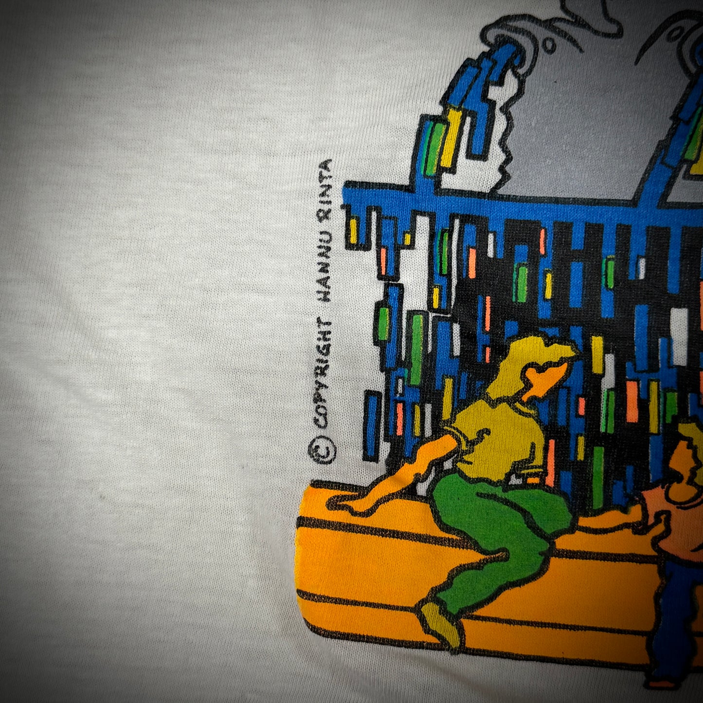 Vintage Helsinki Finland Paper Thin Tee