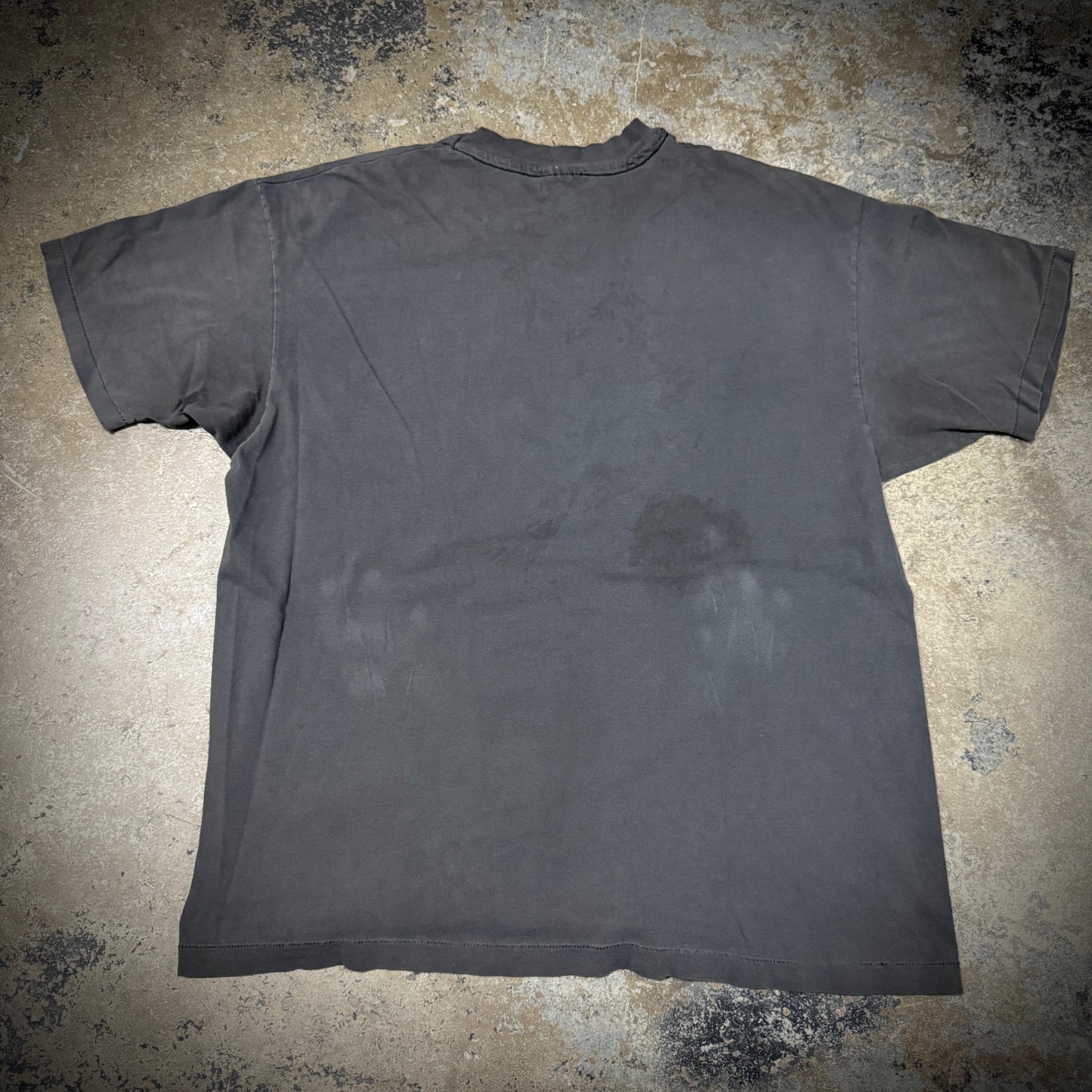 Vintage 90s Stephen King Pennywise Faded Black Tee