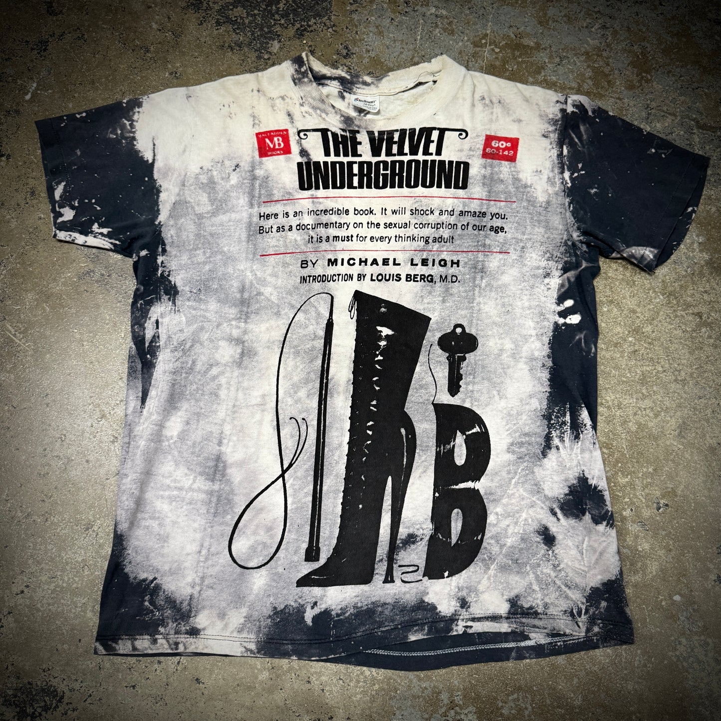 Vintage 90s Distressed Velvet Underground Mosquitohead Band Tee