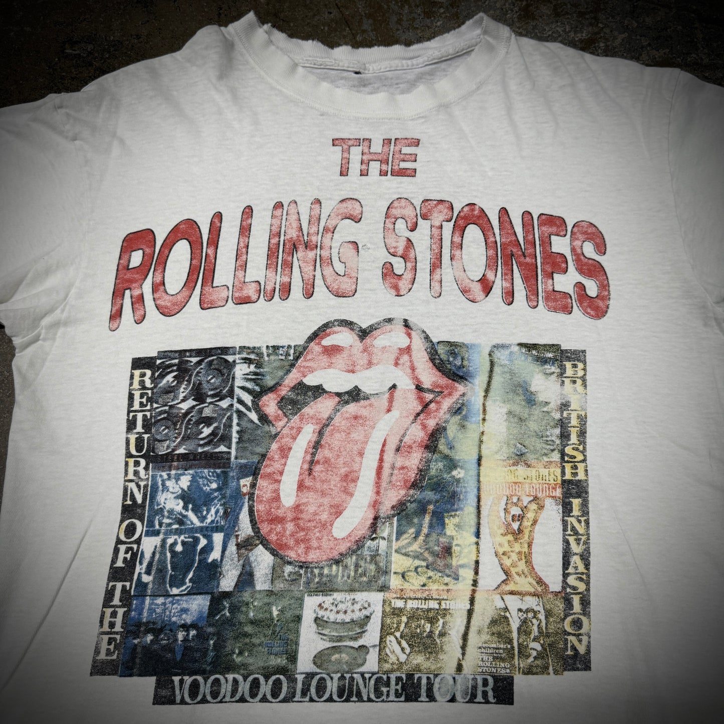Vintage 90s The Rolling Stones Voodoo Lounge Band Tee