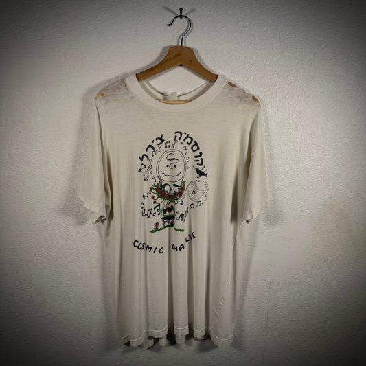 Vintage Grateful Dead Israel Charlie Brown Thrashed Band Tee