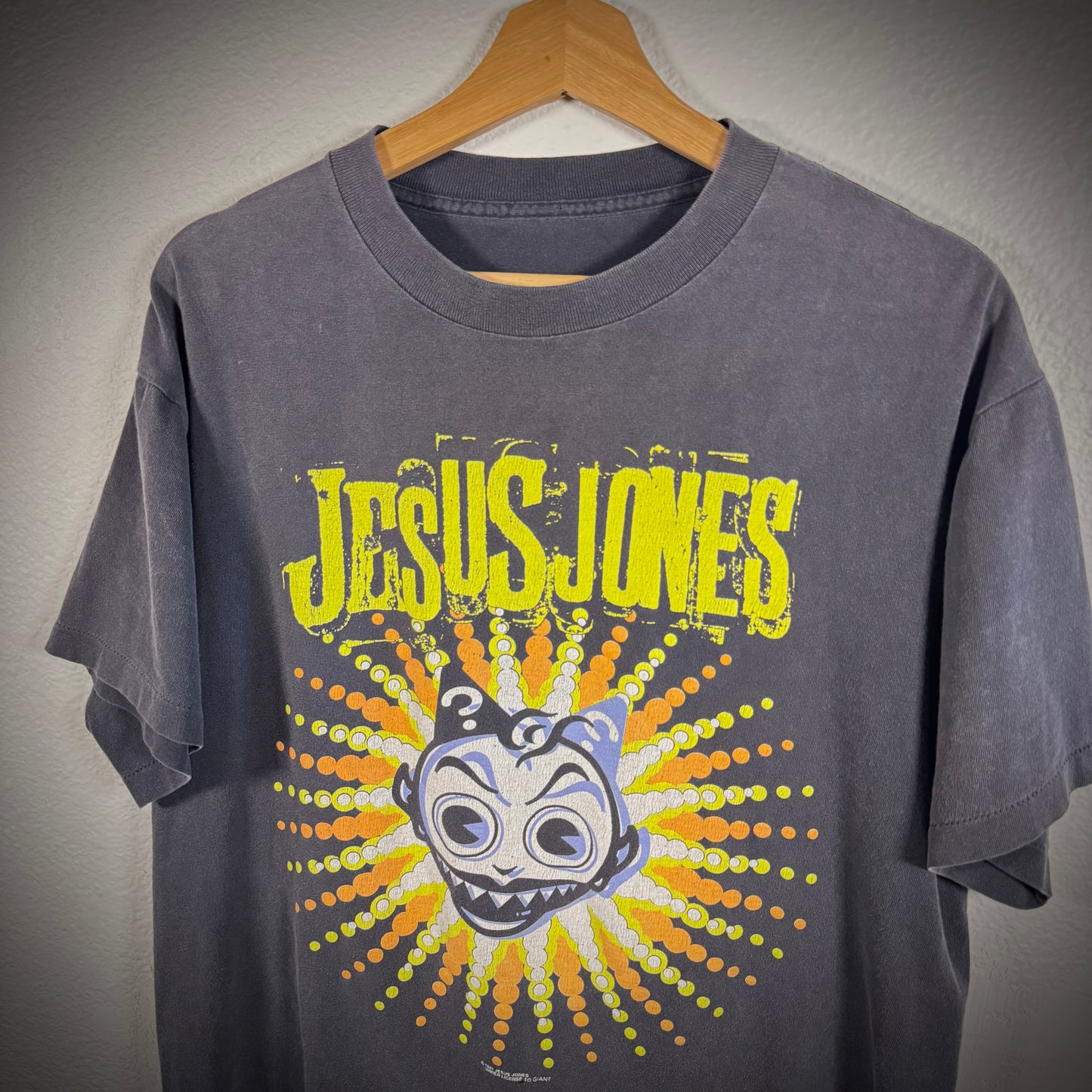 Vintage Jesus Jones Doubt Tour Faded Black Band Tee