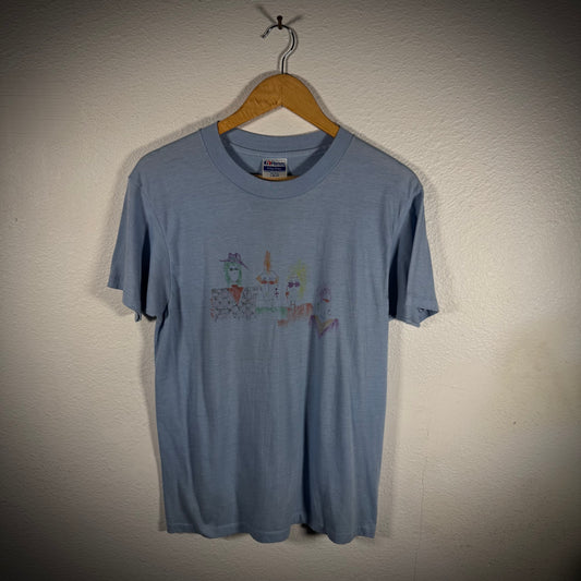 Vintage 80s Hand Drawn Punk Band Tee