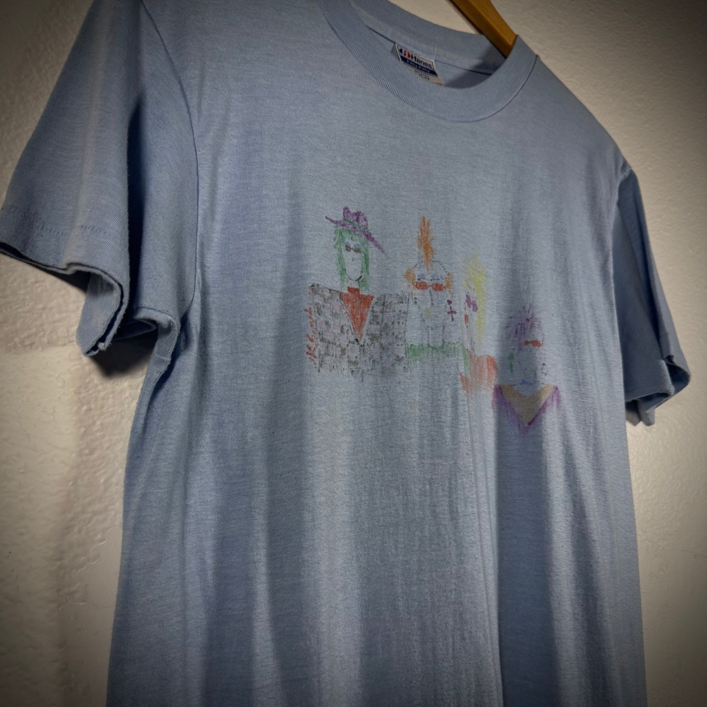 Vintage 80s Hand Drawn Punk Band Tee