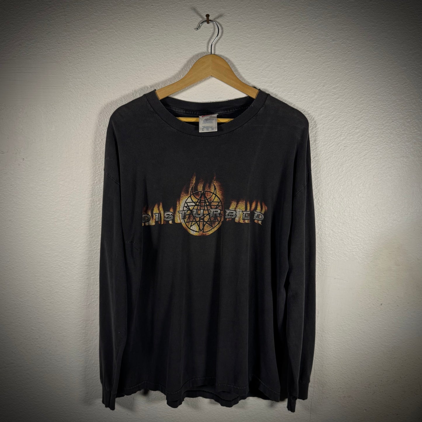 Vintage Disturbed Distressed L/S Band Tee
