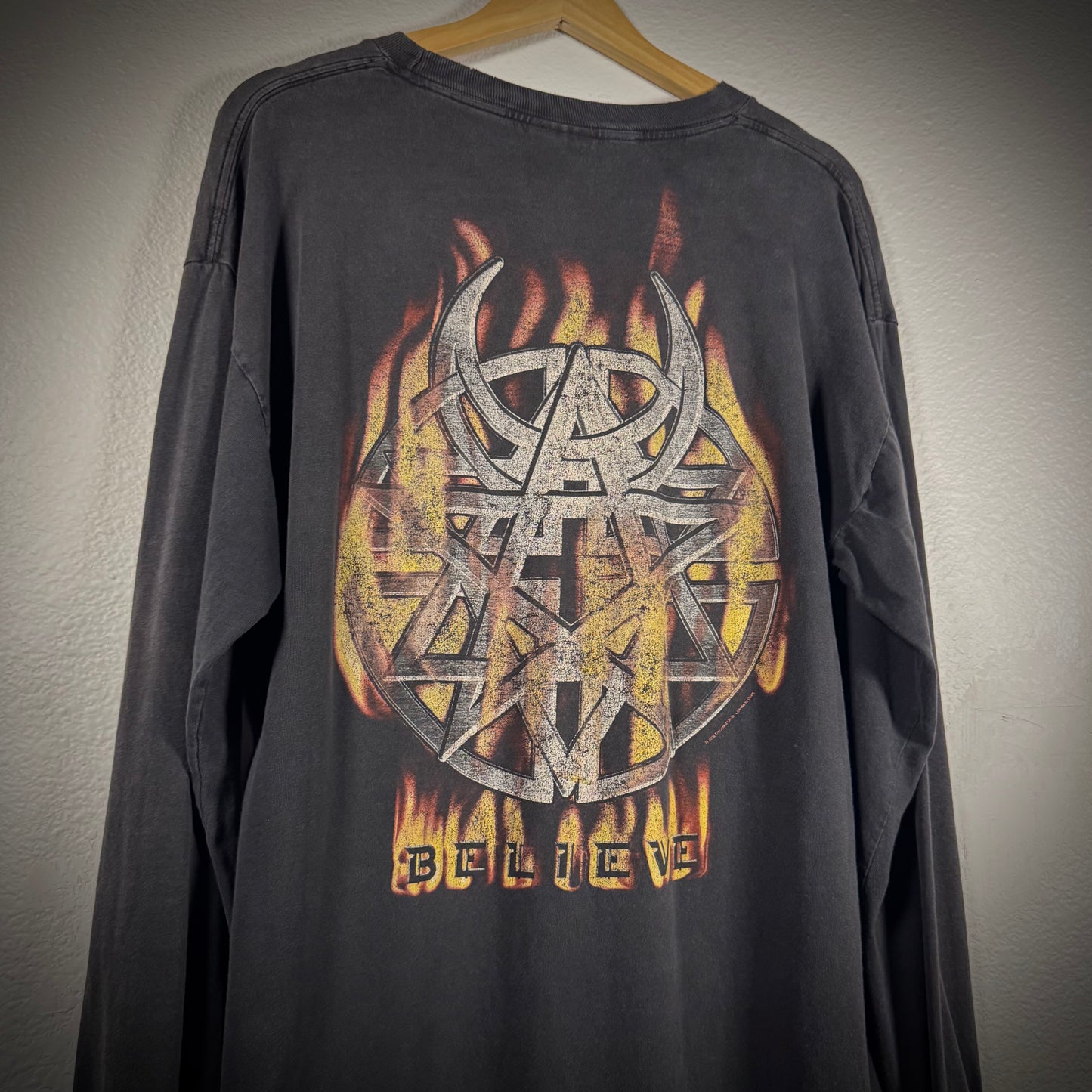 Vintage Disturbed Distressed L/S Band Tee