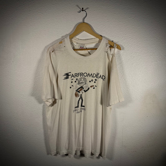 Vintage Grateful Dead Jerry Garcia Thrashed Band Tee