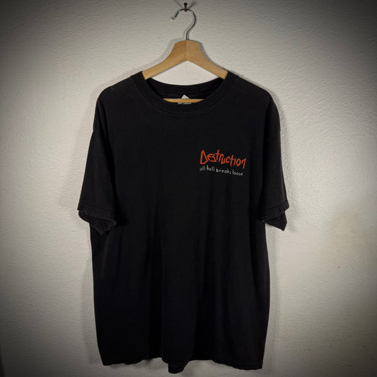 Vintage Destruction All Hell Breaks Loose Band Tee