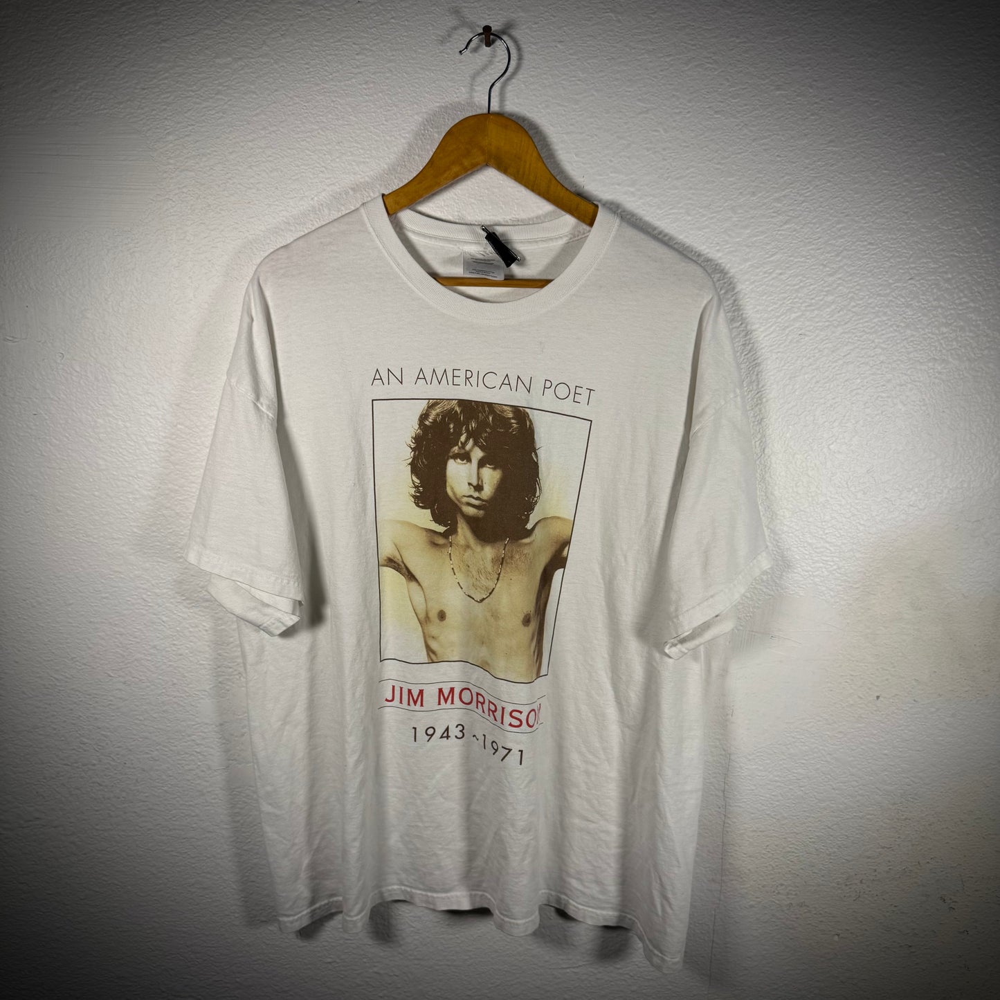 Vintage Jim Morrison American Poet The Doors Band Tee