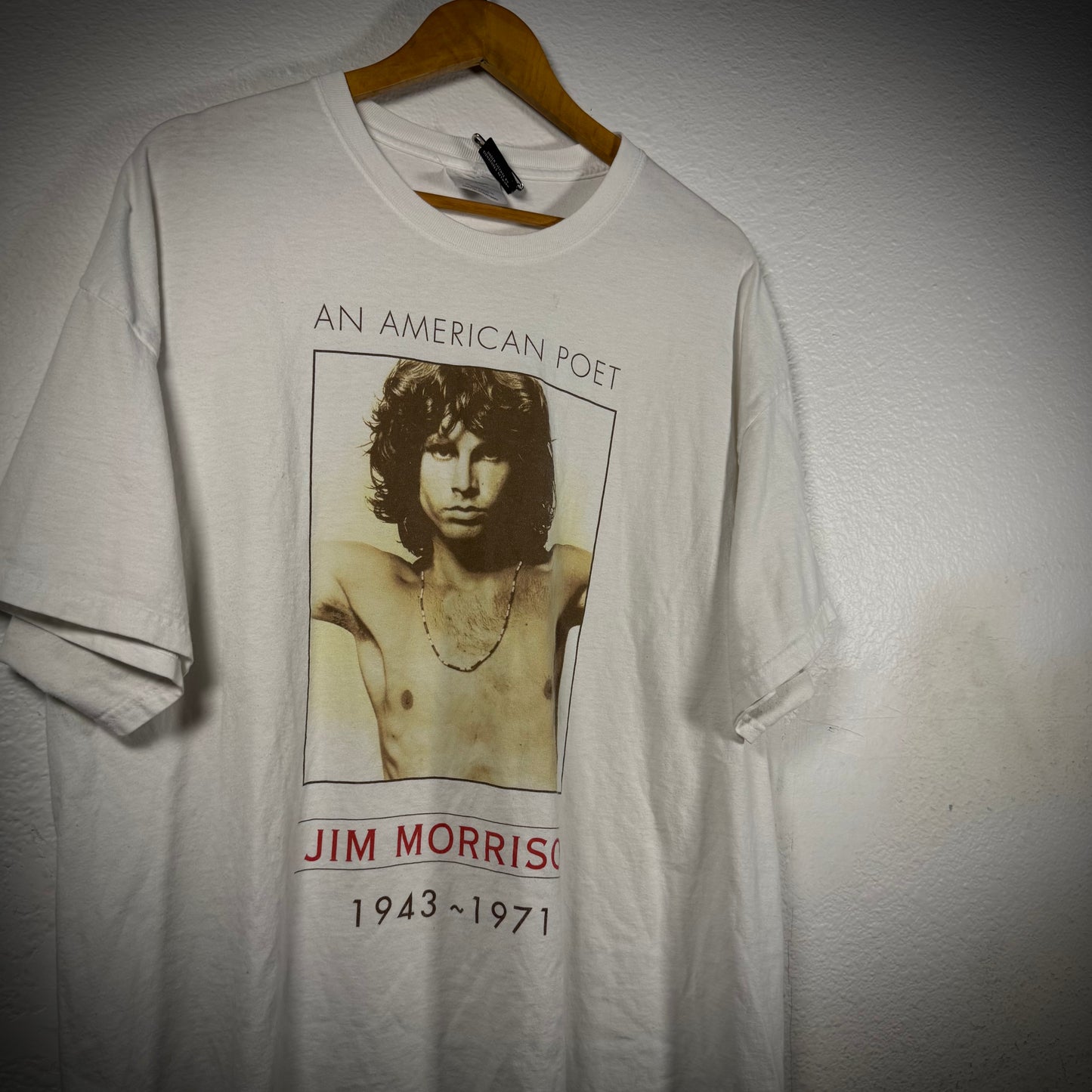 Vintage Jim Morrison American Poet The Doors Band Tee