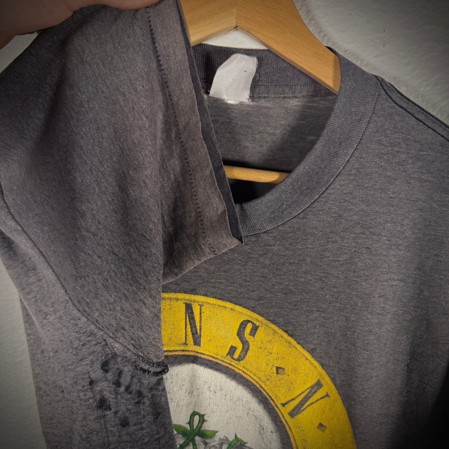 Vintage Guns N Roses Was Her Paper Thin Thrashed Band Tee