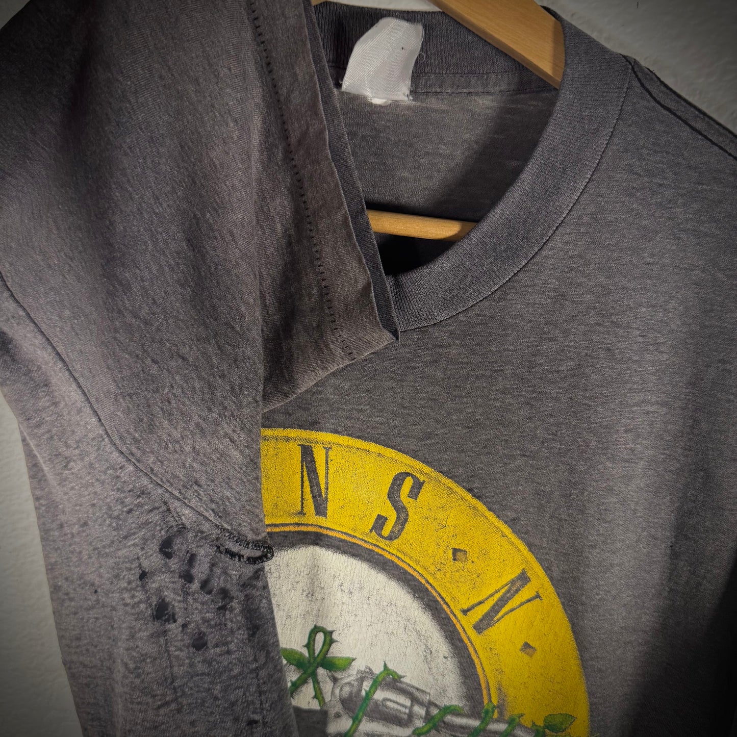 Vintage Guns N Roses Was Her Paper Thin Thrashed Band Tee