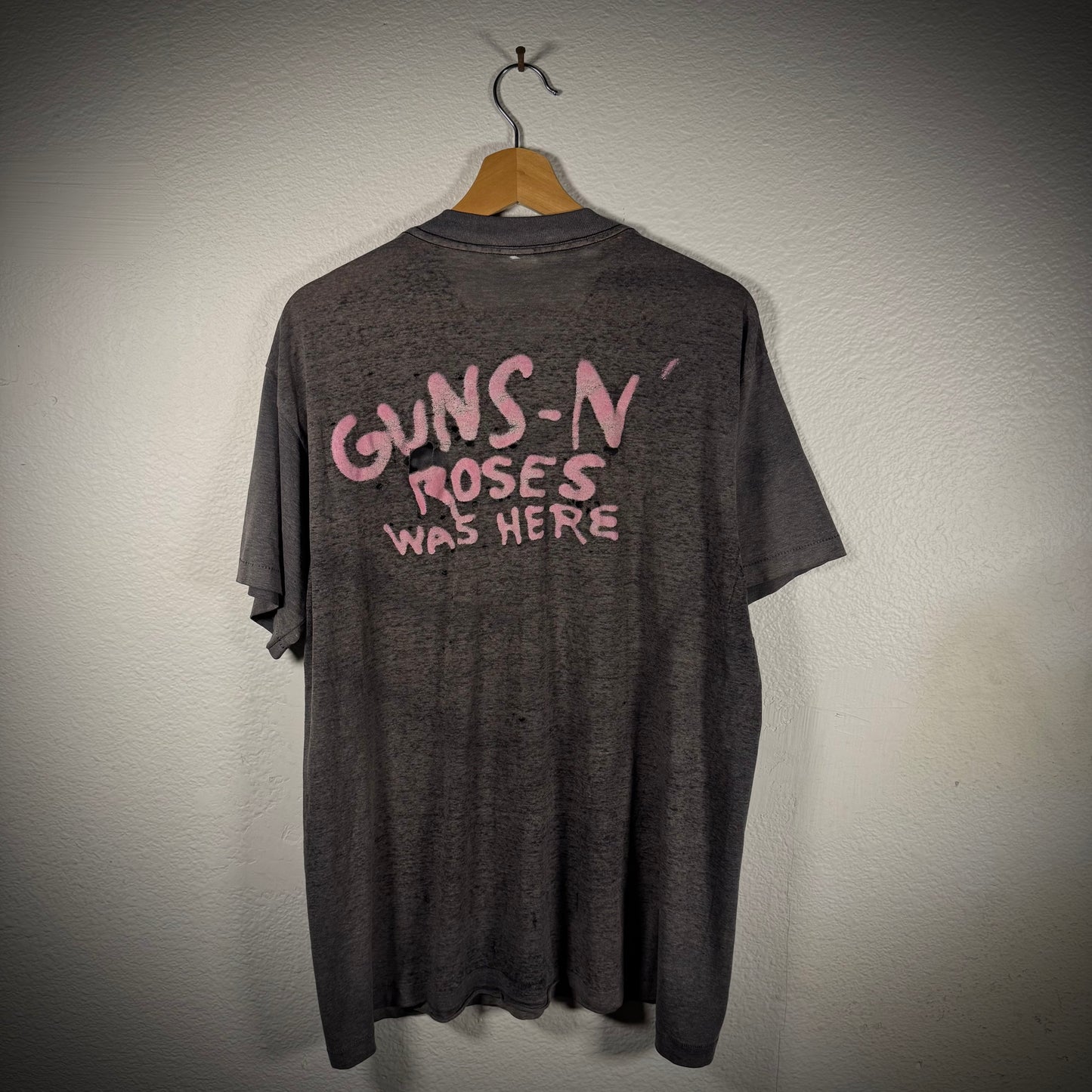 Vintage Guns N Roses Was Her Paper Thin Thrashed Band Tee