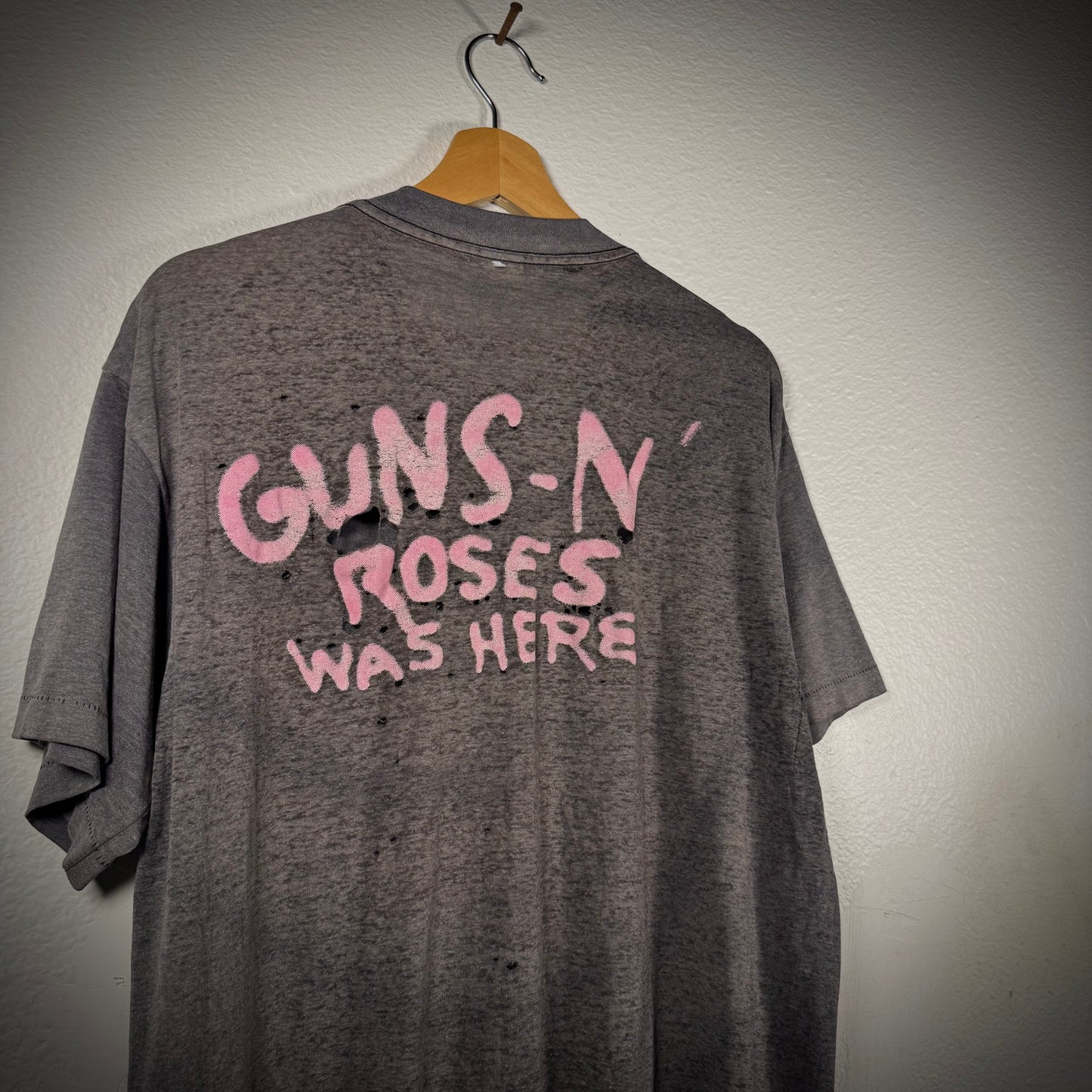 Vintage Guns N Roses Was Her Paper Thin Thrashed Band Tee
