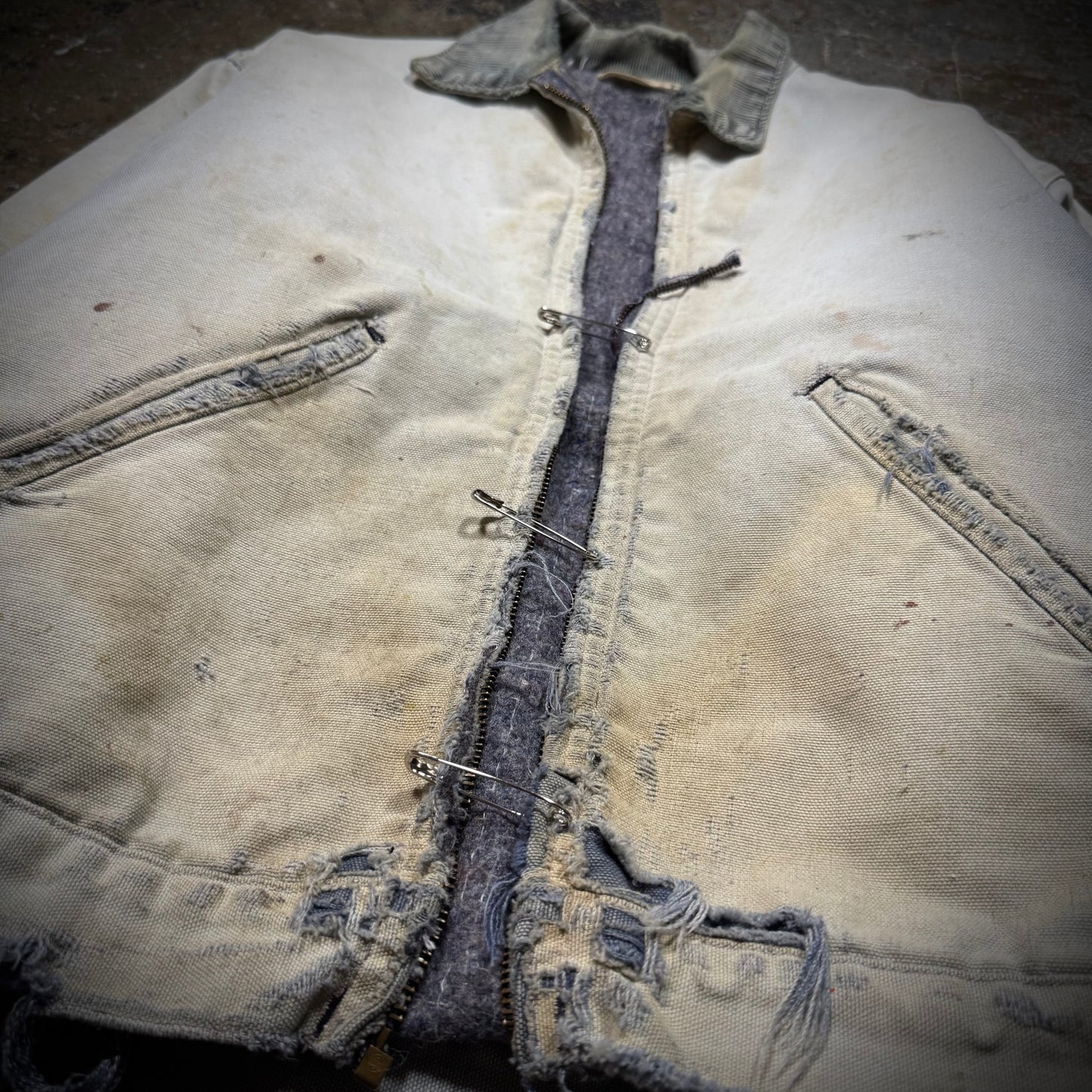 True Vintage Thrashed Montgomery Ward Denim Jacket