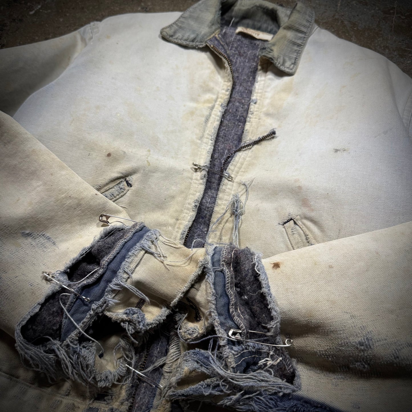 True Vintage Thrashed Montgomery Ward Denim Jacket