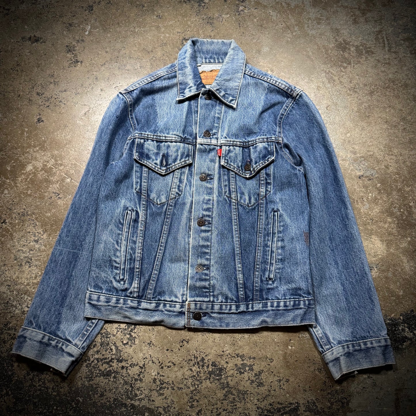 Vintage 80s Grateful Dead Hand Painted Denim Jacket