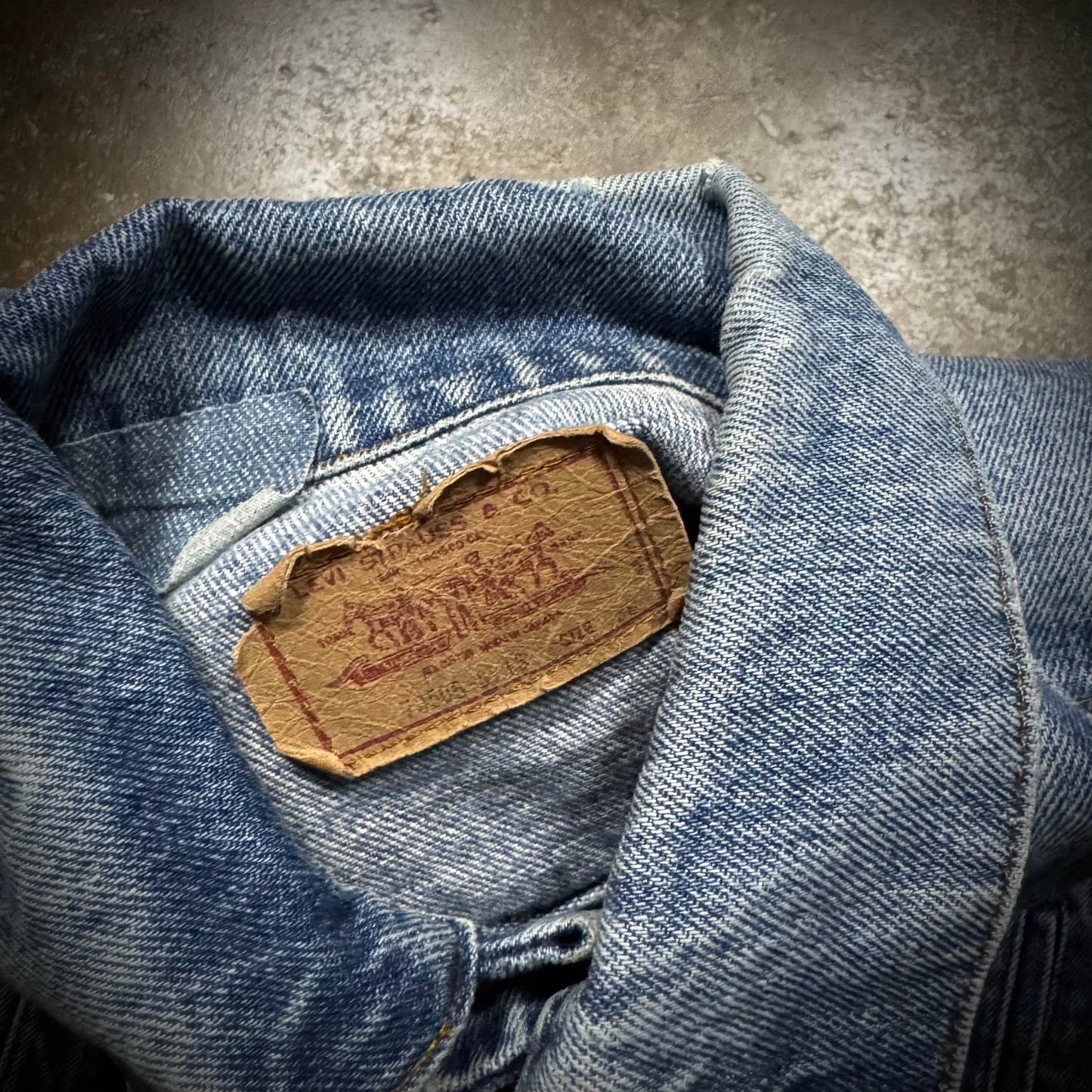 Vintage 80s Grateful Dead Hand Painted Denim Jacket