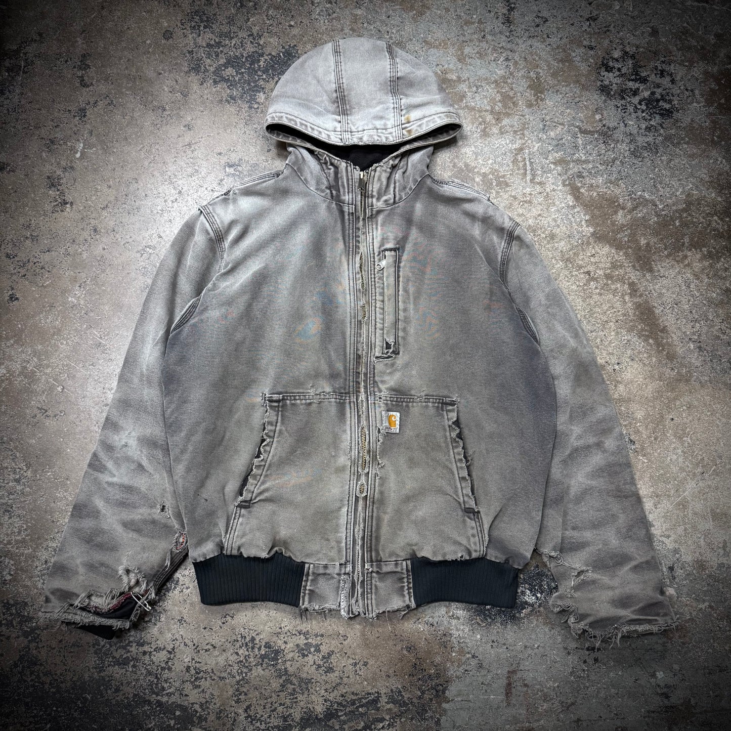 Carhartt Faded and Thrashed Hooded Jacket