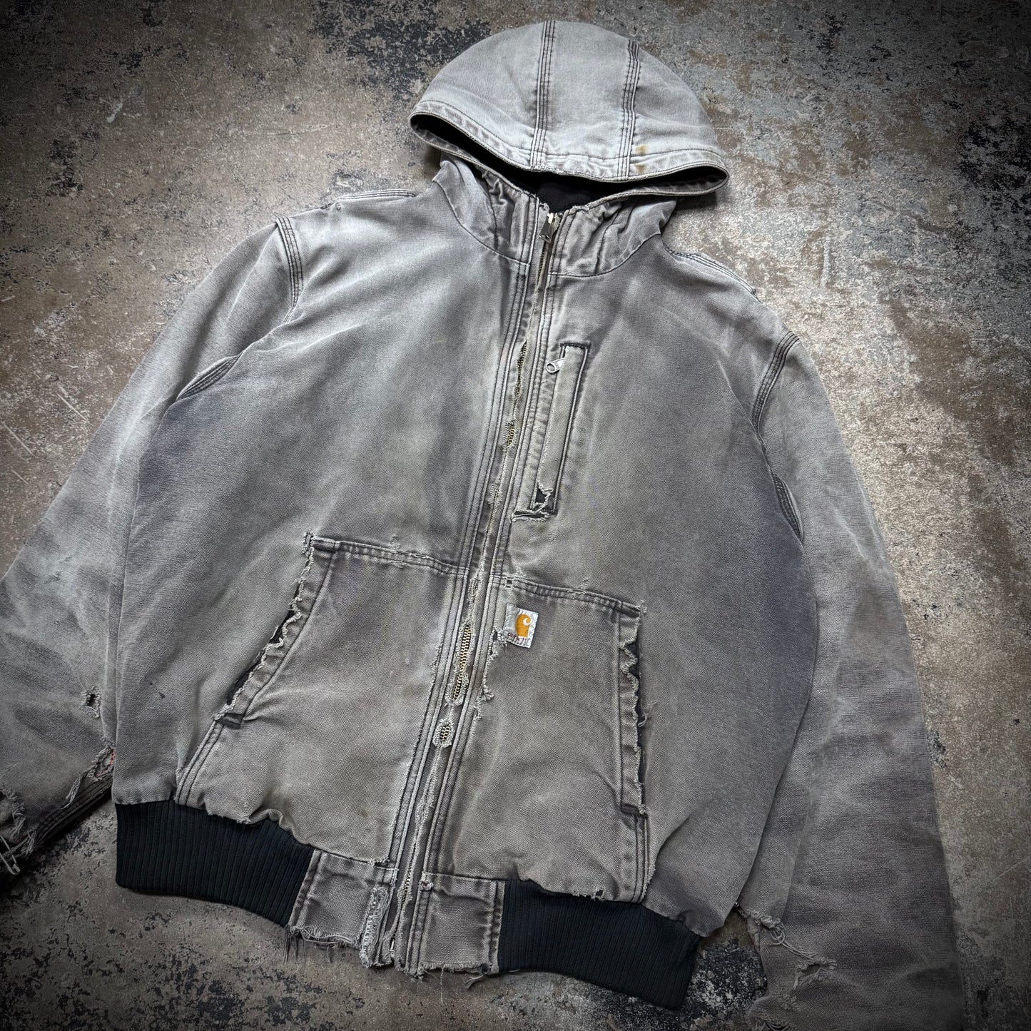 Carhartt Faded and Thrashed Hooded Jacket