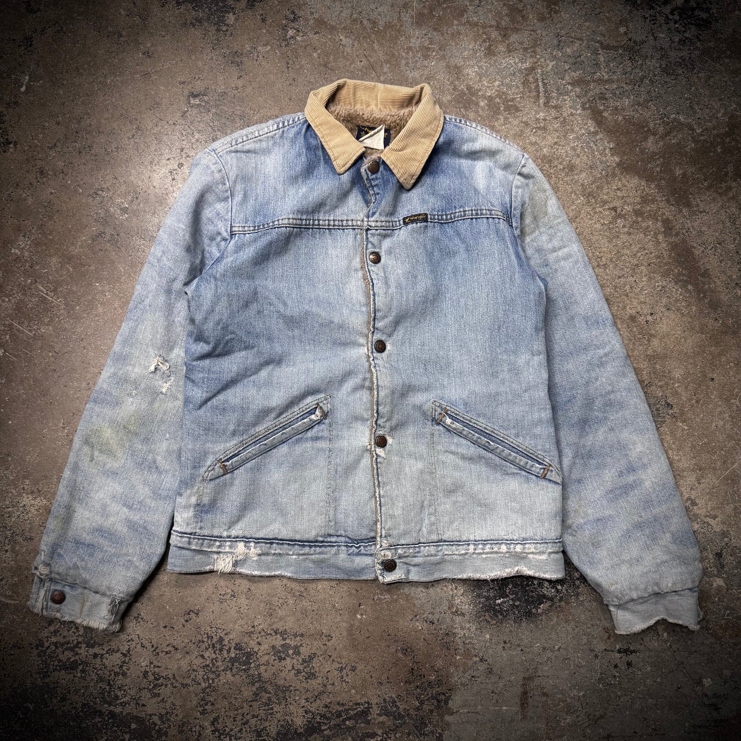 Vintage 70s Wrangler Denim Workwear Jacket