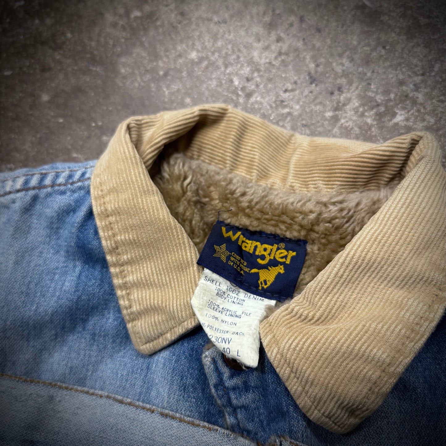 Vintage 70s Wrangler Denim Workwear Jacket