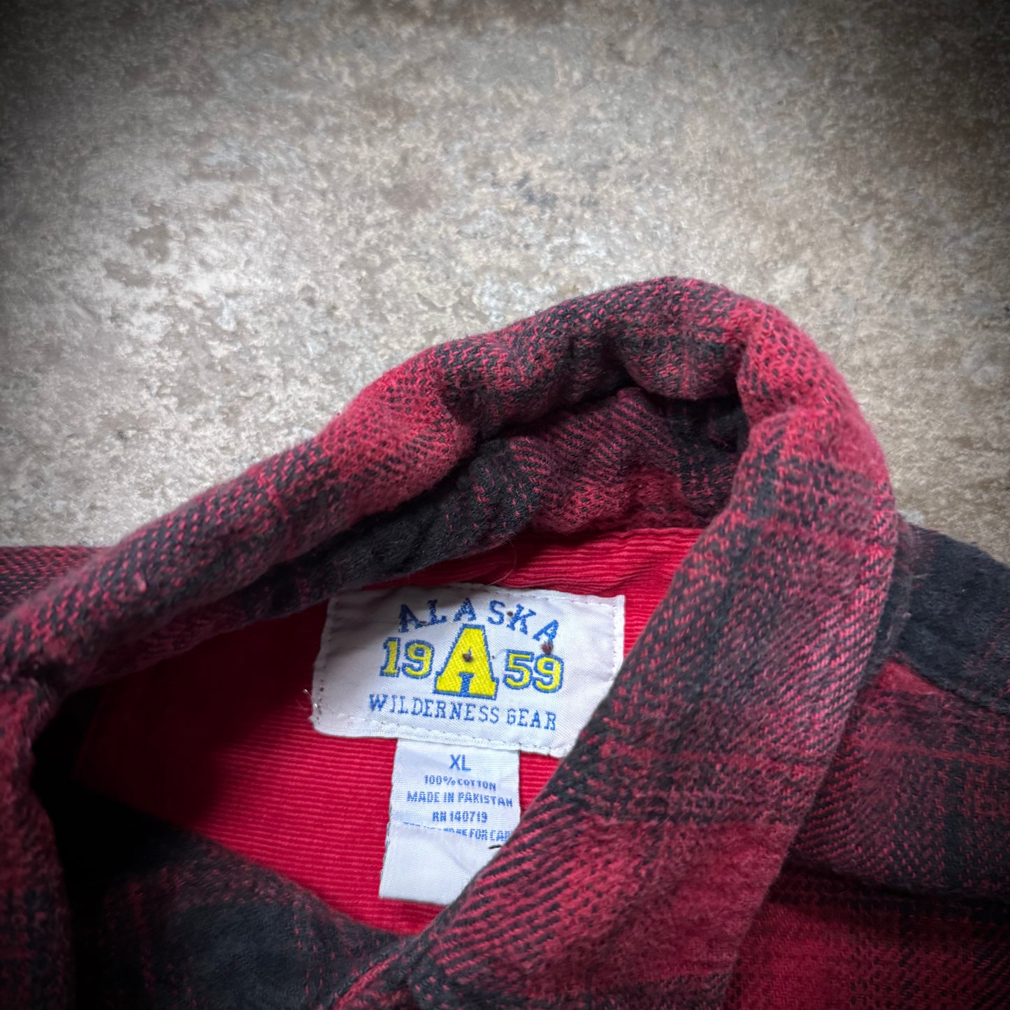 Vintage 90s Safety Pin Pocket Plaid Flannel