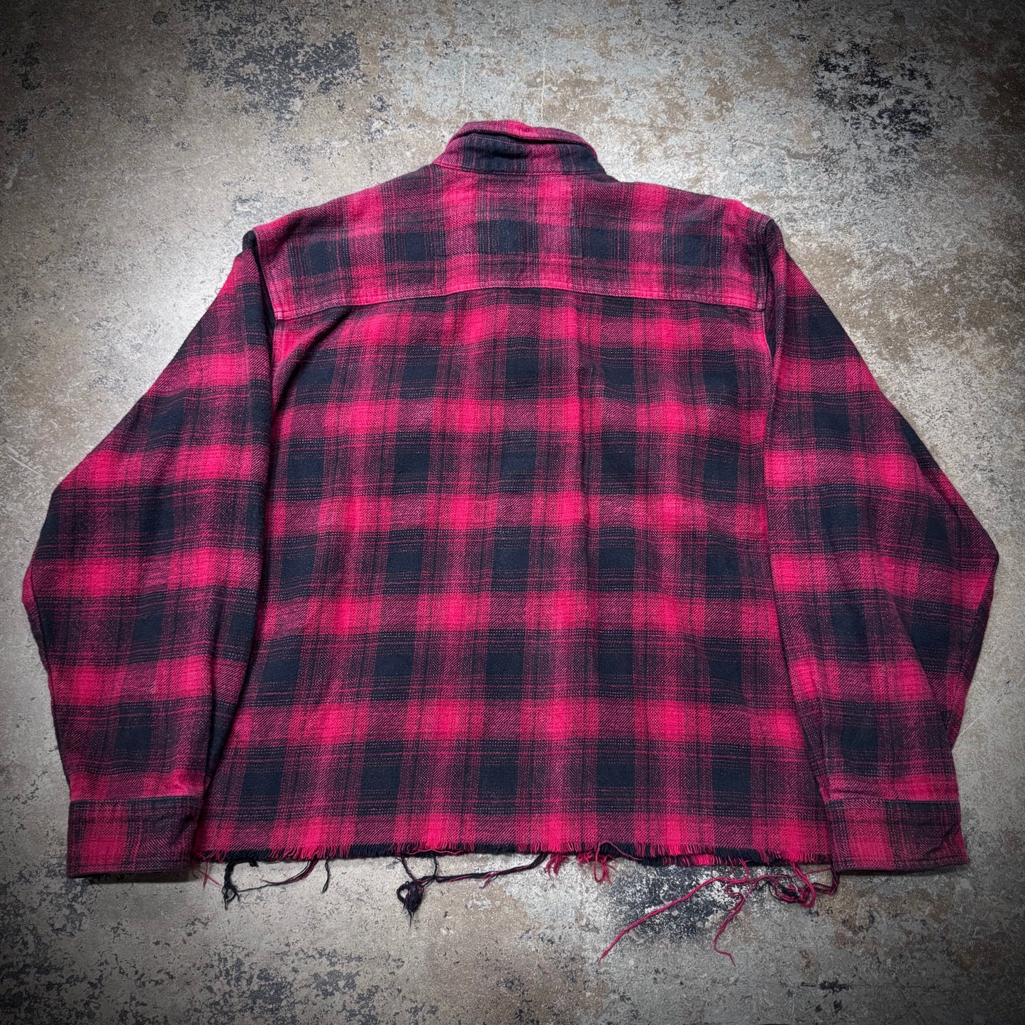 Vintage 90s Safety Pin Pocket Plaid Flannel