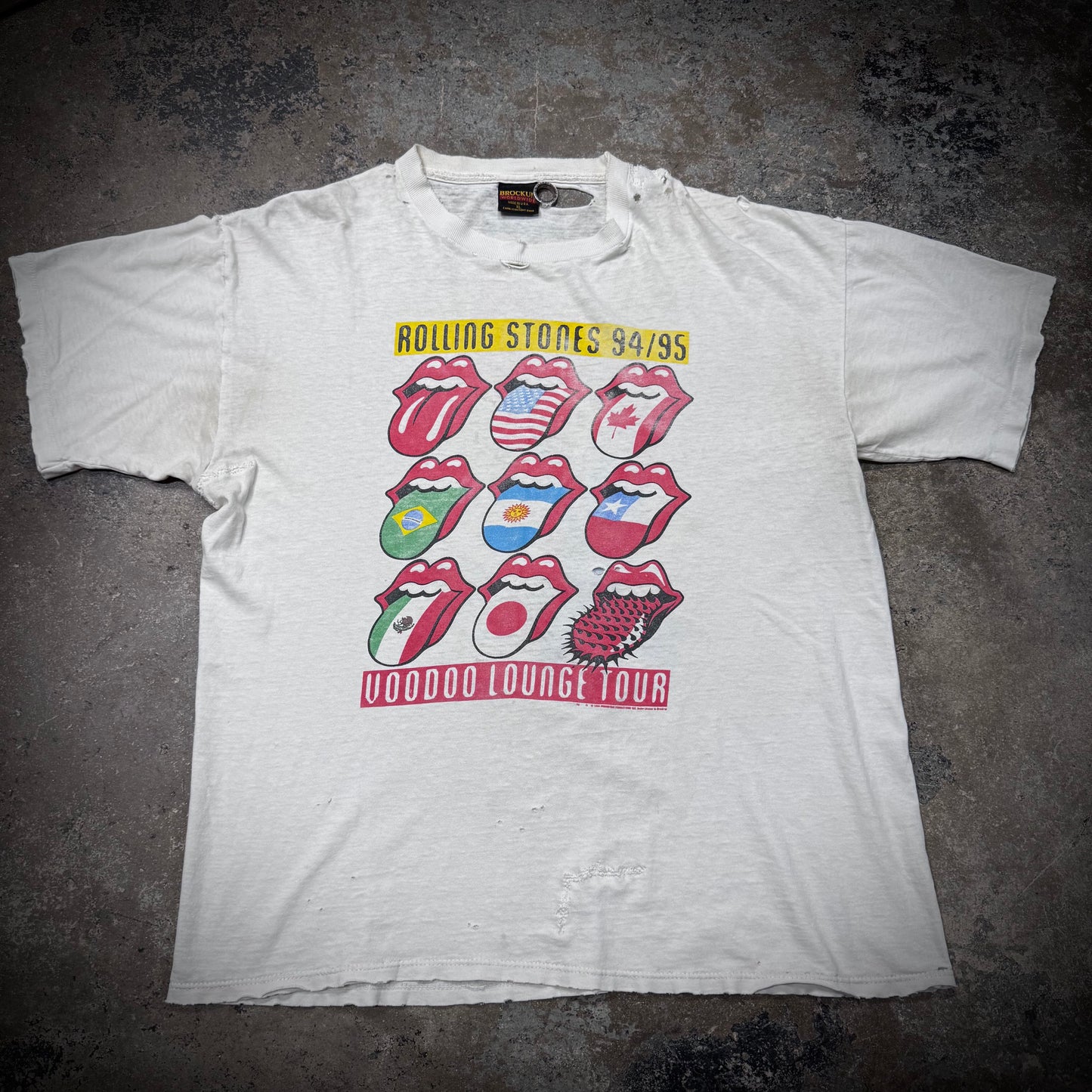 Vintage 1994 The Rolling Stones Voodoo Lounge Tour Band Tee