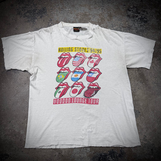Vintage 1994 The Rolling Stones Voodoo Lounge Tour Band Tee