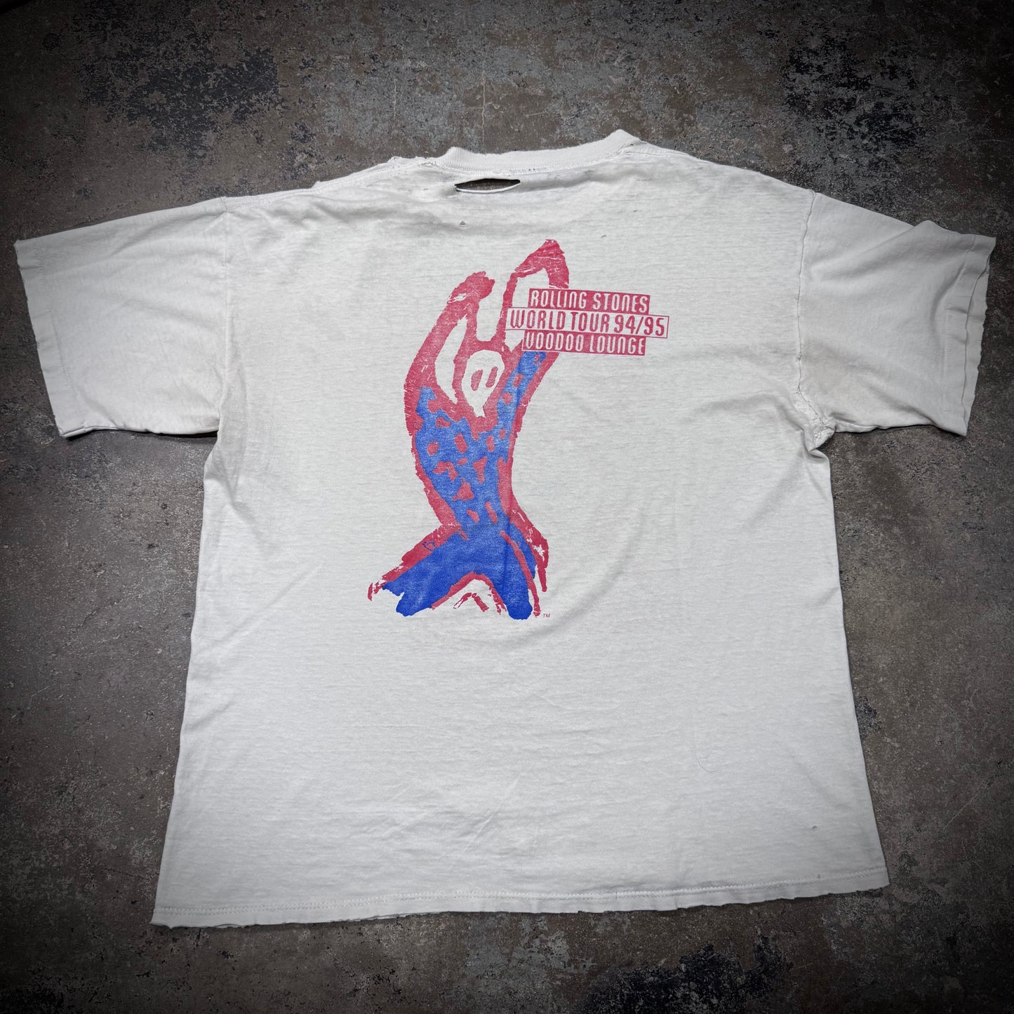 Vintage 1994 The Rolling Stones Voodoo Lounge Tour Band Tee