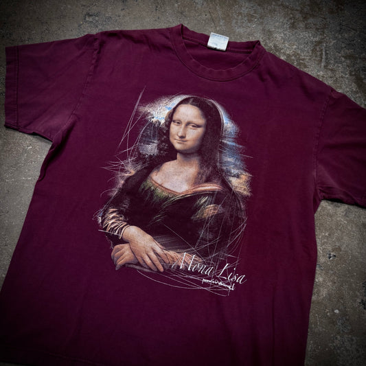 Vintage 90s Mona Lisa Art T-Shirt