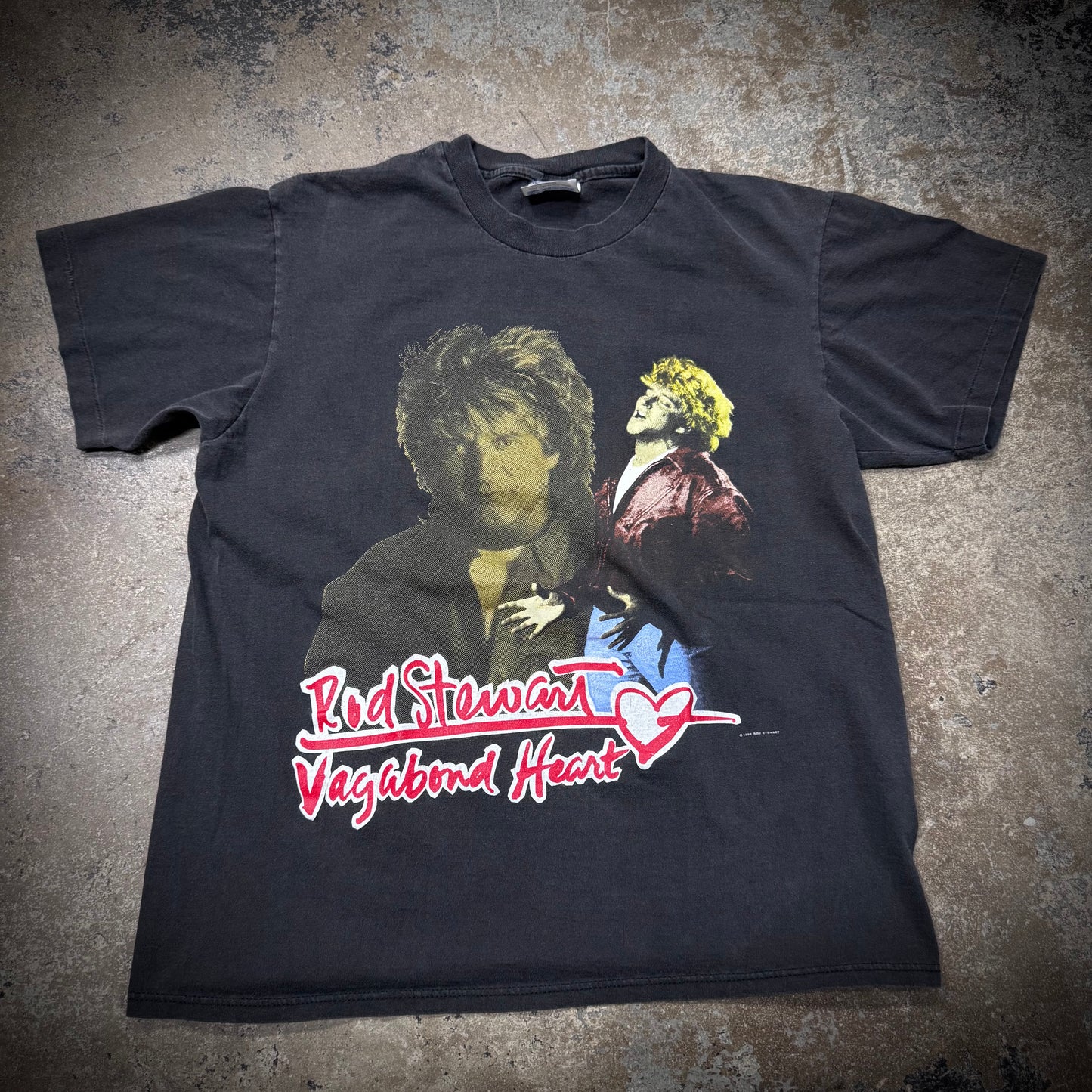 Vintage 1991 Rod Stewart Tour Band T-Shirt